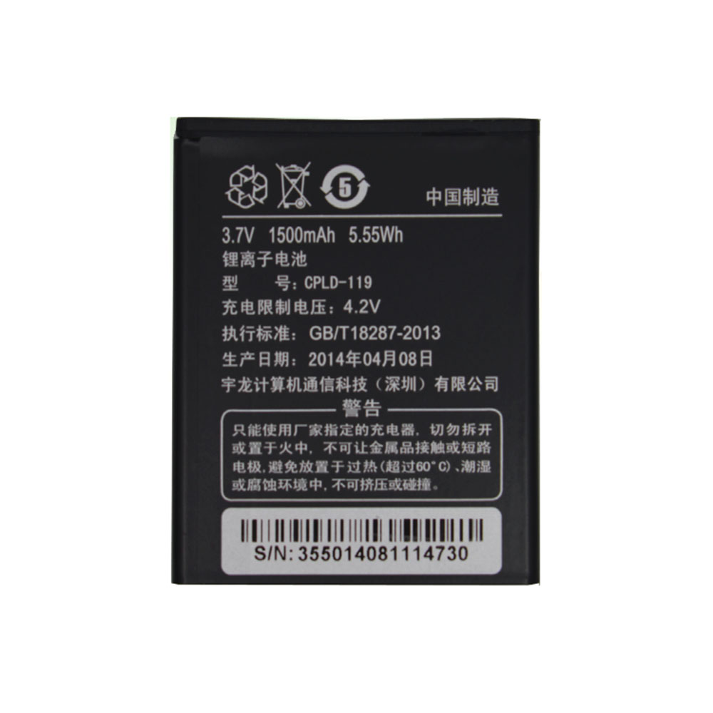 Batería para 8720L-coolpad-CPLD-119